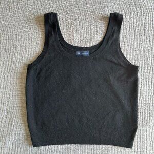 CashSoft Crop Tank Top - Medium | Black